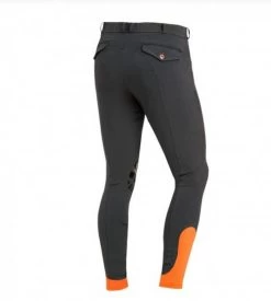 Schockemohle Men's Draco Knee Patch Breeches 11 Schockemohle Men's Draco Knee Patch Breeches -Equi Gear Shop draco grip breech grey orange back schockemohle 92894.1552753901