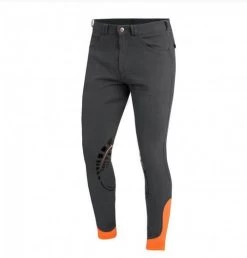 Schockemohle Men's Draco Knee Patch Breeches 13 Schockemohle Men's Draco Knee Patch Breeches -Equi Gear Shop draco grip breech grey orange front schockemohle 08568.1552753908