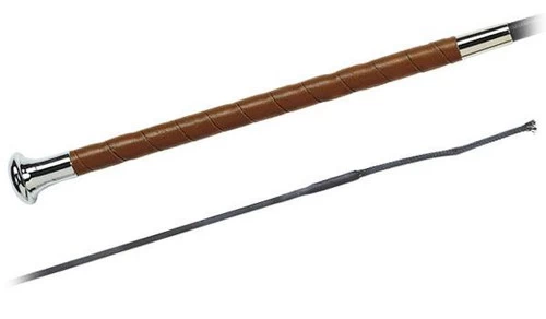 FLECK Nylon Dressage Whip With Wrapped Grip 1 FLECK Nylon Dressage Whip With Wrapped Grip