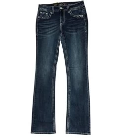 Grace In LA Easy Fit Horseshoe Pocket Jeans -Equi Gear Shop easy fit horseshoe front EB51780 grace LA 1 11125.1687305446