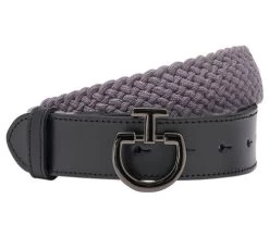 Cavalleria Toscana Woven Fabric Elastic Belt 10 Cavalleria Toscana Woven Fabric Elastic Belt -Equi Gear Shop elastic belt grey CIN042 PL060 8980 CT 40705.1674579780