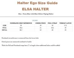 Halter Ego Elsa Halter -Equi Gear Shop elsa halter size chart halter ego 77404.1682556568