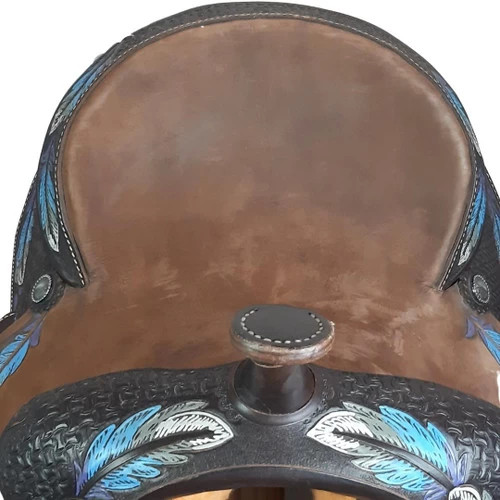 Alamo Saddlery Feather Barrel Saddle 2 Alamo Saddlery Feather Barrel Saddle - Image 2