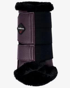 LeMieux Fleece Lined Brushing Boots -Equi Gear Shop fleece lined brushing boots fig outside IT00601 lemieux 79250.1665191367