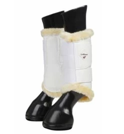 LeMieux Fleece Lined Brushing Boots -Equi Gear Shop fleece lined brushing boots white form 8950 lemieux 01402.1665191262