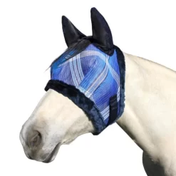 Kensington Fly Mask Ears Fleece Trim -Equi Gear Shop fly mask plush fleece ears 181 kfm321 M 181 74302.1658361673
