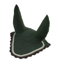 USG Fly Bonnets -Equi Gear Shop fly veil dark green brown usg 09652.1589058243