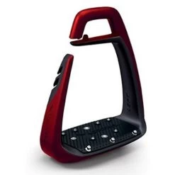 Freejump Soft'Up Classic Stirrups -Equi Gear Shop freejump softup classic pearl red black 19903.1562627398