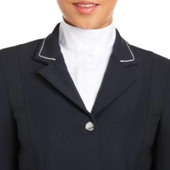 Ariat Galatea Asteri Show Coat -Equi Gear Shop galatea asteri show coat navy lapels 10035449 ariat 67409.1617659308