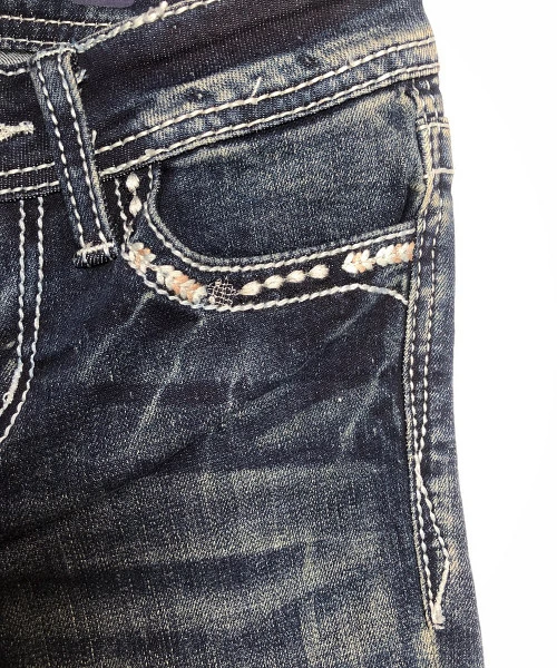 Girls Grace In LA Paisley Horse Pocket Jean 2 Girls Grace In LA Paisley Horse Pocket Jean - Image 2