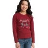 Girls Ariat Kick The Dust Up Tee