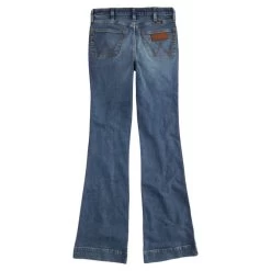 Wrangler Retro Green High Rise Trouser Jean 13 Wrangler Retro Green High Rise Trouser Jean -Equi Gear Shop green high rise trouser denim hero back 112317722 wrangler 57135.1670538170