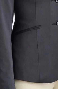 Hadley Performance Show Coat -Equi Gear Shop hadley cooling show coat black front detail 33061 smartpak 69713.1649378101