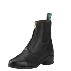 Ariat Heritage IV Waterproof Zip Insulated Boot -Equi Gear Shop heritage iv zip h20 insulated black front 10029562 ariat 20903.1641757801