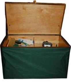 Phoenix West Heritage Tack Trunk Cover -Equi Gear Shop heritage west tack trunk open green cover W 72856.1601076763