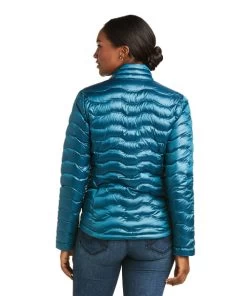 Ariat Ideal 3.0 Down Jacket -Equi Gear Shop ideal 3.0 down jacket iri teal back 10035515 ariat 69490.1633545017
