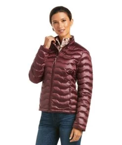 Ariat Ideal 3.0 Down Jacket -Equi Gear Shop ideal 3.0 down jacket windsor wine front 10035516 ariat 32659.1633545217