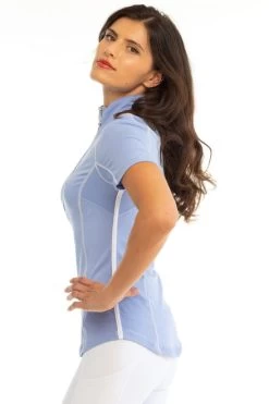 Goode Rider Ideal Show Shirt Short Sleeve -Equi Gear Shop ideal show shirt periwink side 18002 2028 goode rider 94835.1683154855