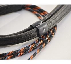 In Horse We Trust Draw Reins 19 In Horse We Trust Draw Reins -Equi Gear Shop in horse we trust draw reins black leather orange 91851.1541125537