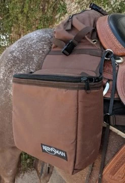 Reinsman Insulated Cooler Saddle Bag -Equi Gear Shop insulated cantle saddle bag brown horse 9186bn reinsman 87387.1674844643
