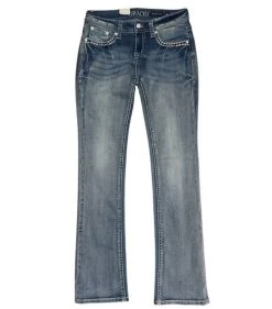 Grace In LA Jr Fit Steer Head Pocket Jeans -Equi Gear Shop jr fit steerhead jean front grace LA 00606.1689631899