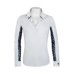RJ Classics Lauren Junior Show Shirt 7 RJ Classics Lauren Junior Show Shirt -Equi Gear Shop jr lauren show shirt hearts navy front LA680Q J rjclassics 79495.1609193579