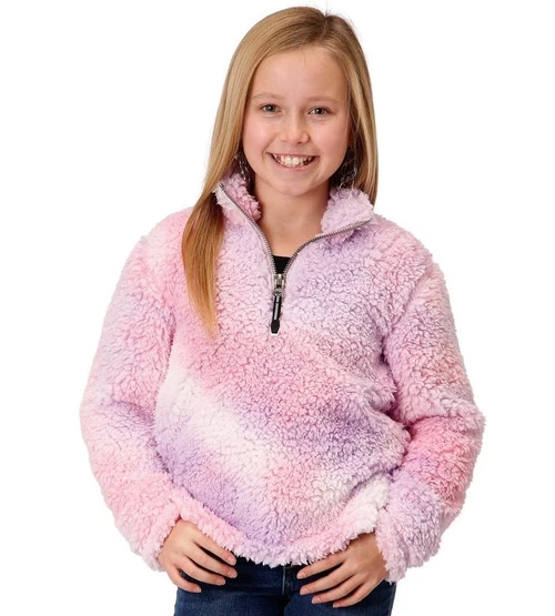 Roper Kids Fuzzy Fleece Pullover 1 Roper Kids Fuzzy Fleece Pullover