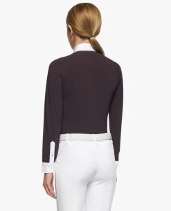 Girls Cavalleria Toscana Pleated Competition Shirt 6 Girls Cavalleria Toscana Pleated Competition Shirt -Equi Gear Shop kid pleated compet ls dkpurp back CAA032 JE022 0001 cavalleria toscana 87552.1670705217