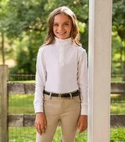 Kids Aubrion Equestrian Show Shirt Long Sleeve 5 Kids Aubrion Equestrian Show Shirt Long Sleeve -Equi Gear Shop kids eq style show shirt LS closed collar 89732 aubrion 03473.1683920980