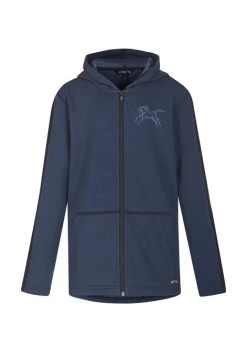 Kids Kerrits Horse Sense Fleece Hoodie -Equi Gear Shop kids horse sense hoodie admiral front 60277 solid kerrits 63671.1663437897