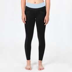 Irideon Kids Synergy Tights -Equi Gear Shop kids synergy tights black energy blue front 30 3281 BKEB irideon 30345.1618770184