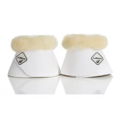 LeMieux Lambswool Overreach Boots -Equi Gear Shop lambswool bell boot white pair 9736 lemieux 39229.1638397562