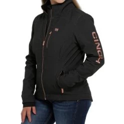 Cinch Ladies CC Jacket -Equi Gear Shop lds cc jacket black side MAJ9856001 cinch 07809.1665528499