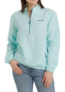 Ladies Cinch Windbreaker 8 Ladies Cinch Windbreaker -Equi Gear Shop lds windbreaker lt.blue front MAK7902001 cinch 82206.1677551131