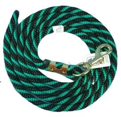 Nylon Lead Rope - Multi-Color -Equi Gear Shop lead rope green black 02993.1597953960