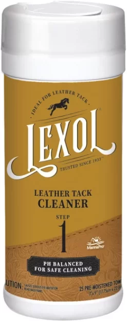 Lexol Leather Tack Cleaner Step 1 Wipes
