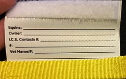 ManeStay Emergency ID Tag