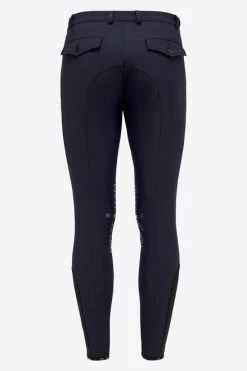 Men's RG Breeches Knee Grip -Equi Gear Shop men breech knee grip navy back BRM004 JS004 7901 RG 88301.1669869884