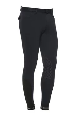 Men's Cavalleria Toscana Logo Tape Breeches Grip Knee -Equi Gear Shop men new grip logo tape navy side PAU133 PA010 7901 cavalleria toscana 41327.1657138038