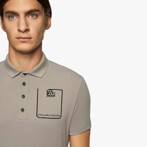Men's Cavalleria Toscana Raceway Polo Short Sleeve 5 Men's Cavalleria Toscana Raceway Polo Short Sleeve - Image 5