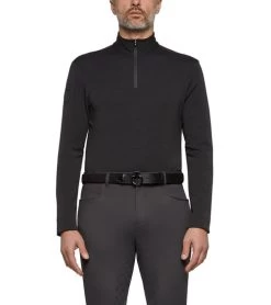 Men's Cavalleria Toscana Tech Wool Zip Turtleneck -Equi Gear Shop men tech wool turtleneck grey front POU222 LC001 CT 52769.1606957273