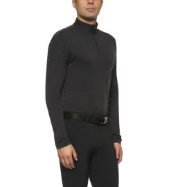 Men's Cavalleria Toscana Tech Wool Zip Turtleneck -Equi Gear Shop men tech wool turtleneck grey side POU222 LC001 CT 89003.1606957276
