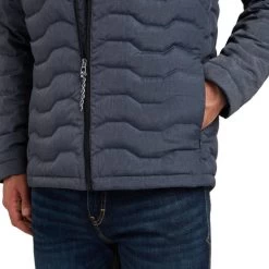 Men's Ariat Ideal Down Jacket -Equi Gear Shop mens ideal down jacket charcoal pocket detail 10041243 ariat 84324.1663958125