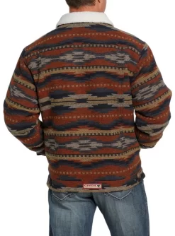 Men's Cinch Print Trucker Jacket -Equi Gear Shop mens printed trucker jacket multi side MWJ1511006 miller1 66344.1670106337