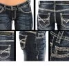 Rock & Roll Mid Rise Riding Jean