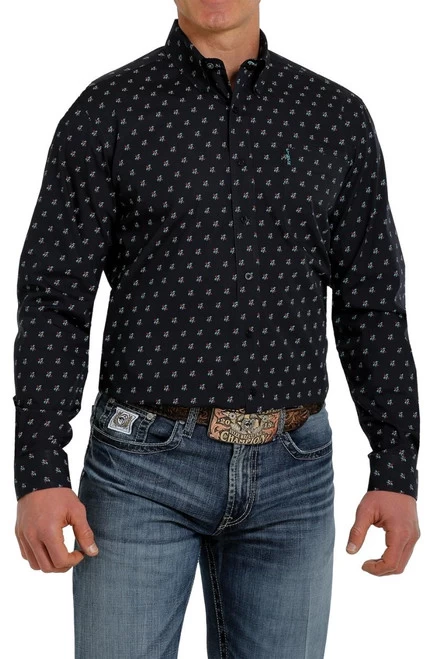 Cinch Modern Fit Print Shirt Long Sleeve 4 Cinch Modern Fit Print Shirt Long Sleeve - Image 4