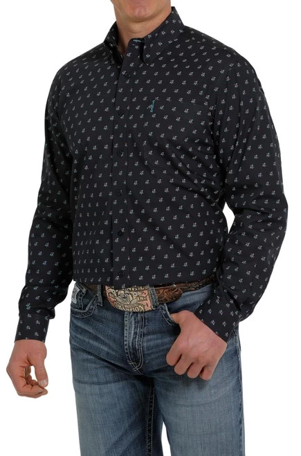 Cinch Modern Fit Print Shirt Long Sleeve 3 Cinch Modern Fit Print Shirt Long Sleeve - Image 3