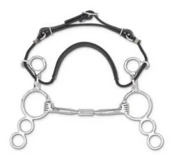 Myler Sweet Iron Comfort Snaffle Wide Barrel 3 Ring Combo- MB 02 - Level 1