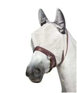 Kensington Natural Collection Fly Mask With Ears -Equi Gear Shop natural fly mask ears grey kensington 54427.1596312578