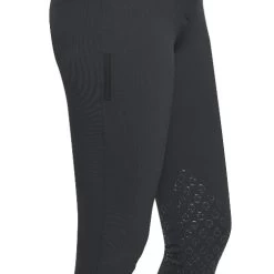 Cavalleria Toscana New Grip Logo Tape Breeches -Equi Gear Shop new grip logo tape dark grey knee PAD133 PA010 8989 CT 60071.1625604011